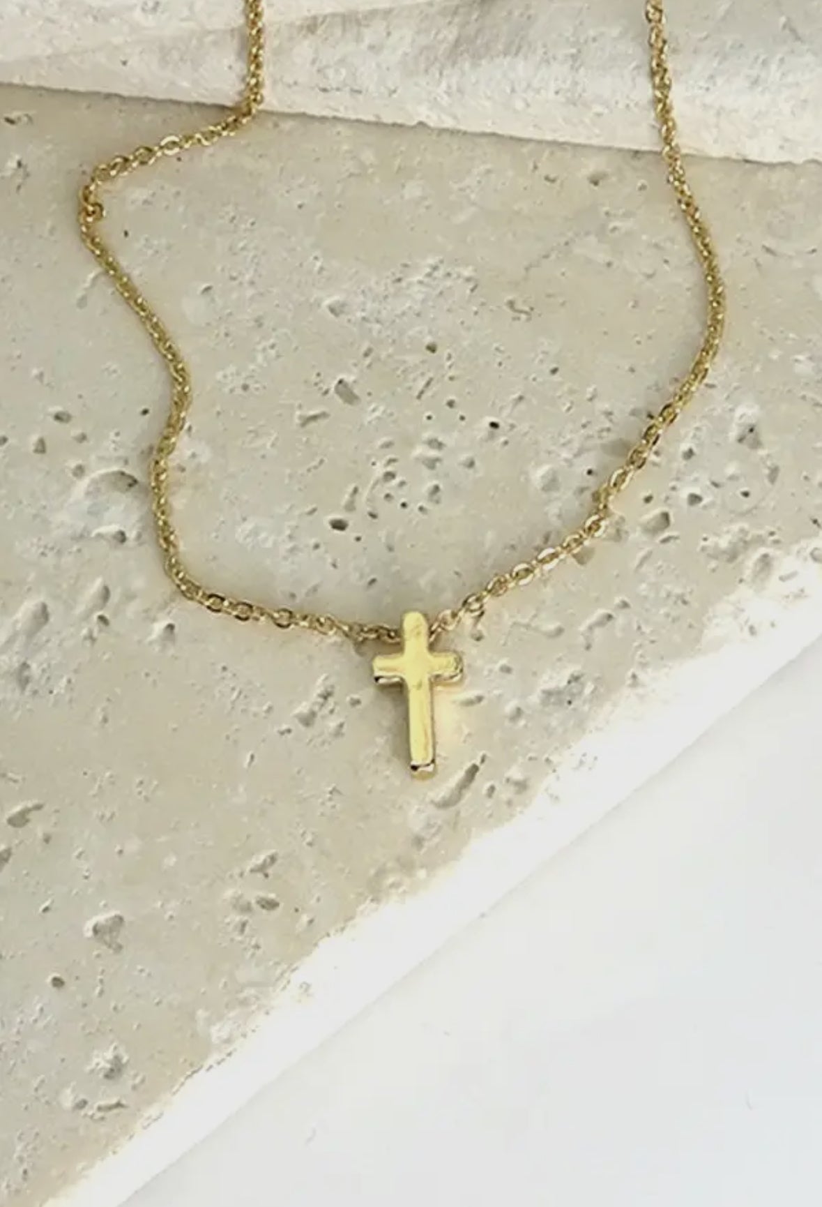 Classic Mini Cross Necklace