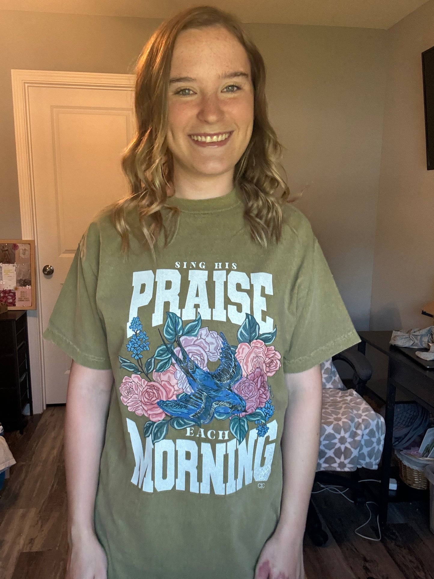 Sing His Praise Each Morning Tee