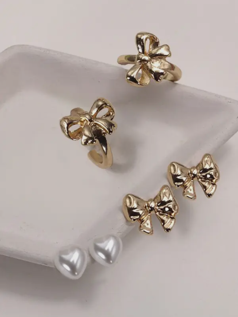 Lovely Bows Earring Set