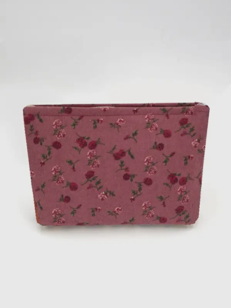 Flower Corduroy Pouch